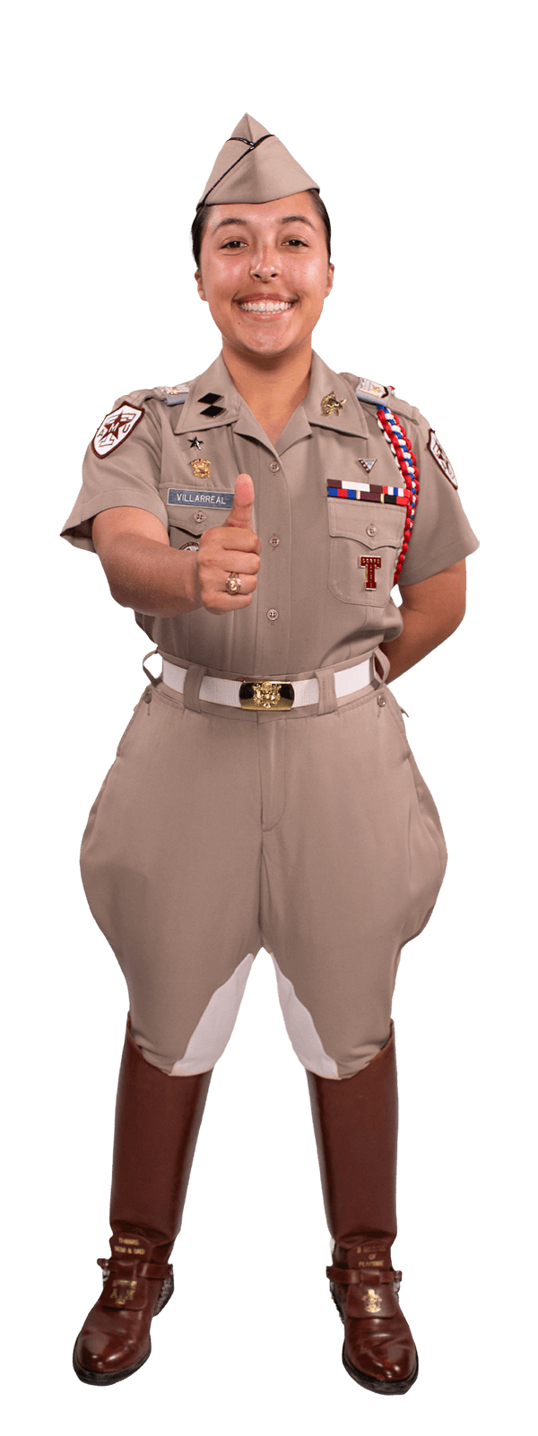 Photo of Cadet in Class B uniform