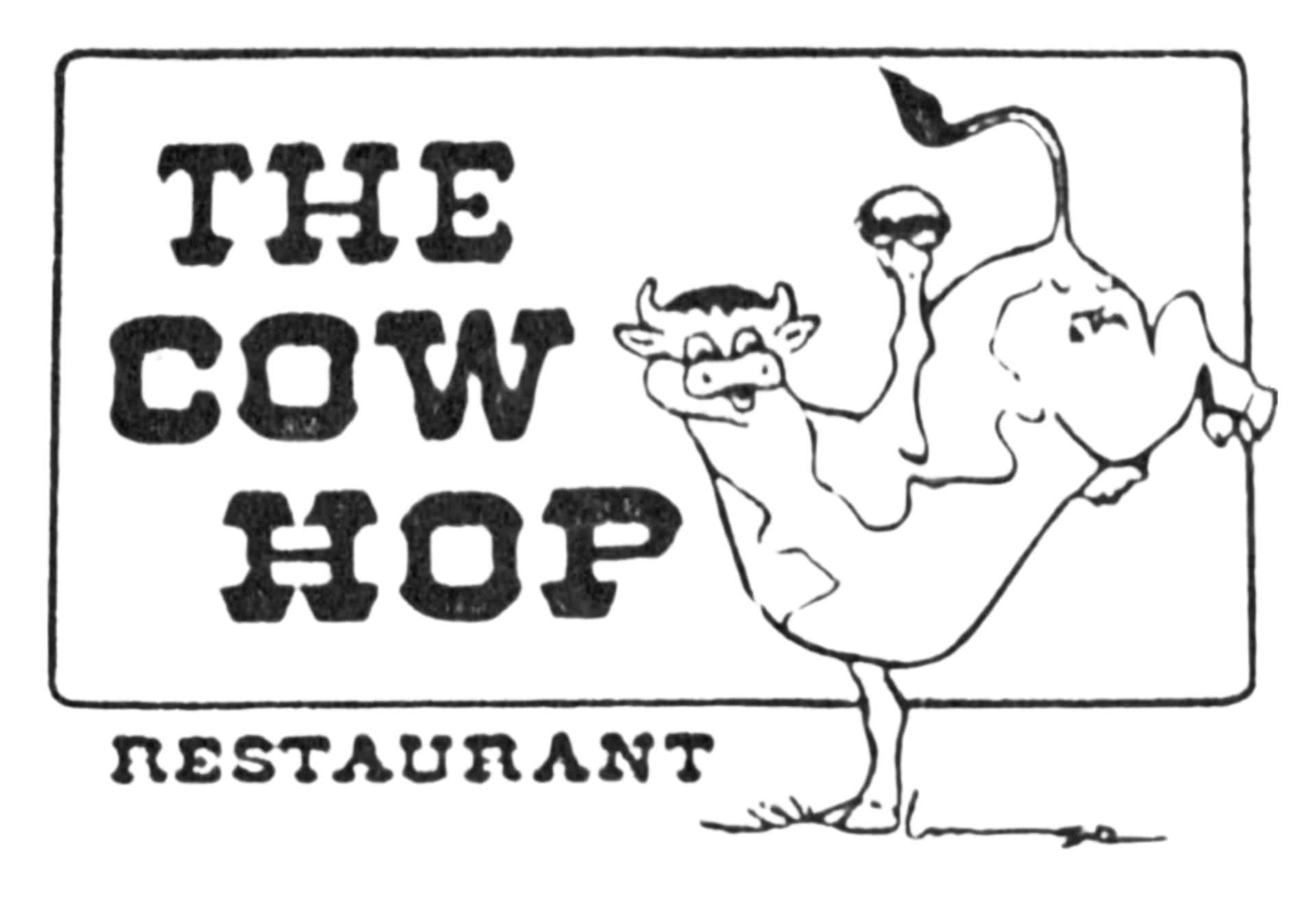 Vintage logo of The Cow Hop Restaurant